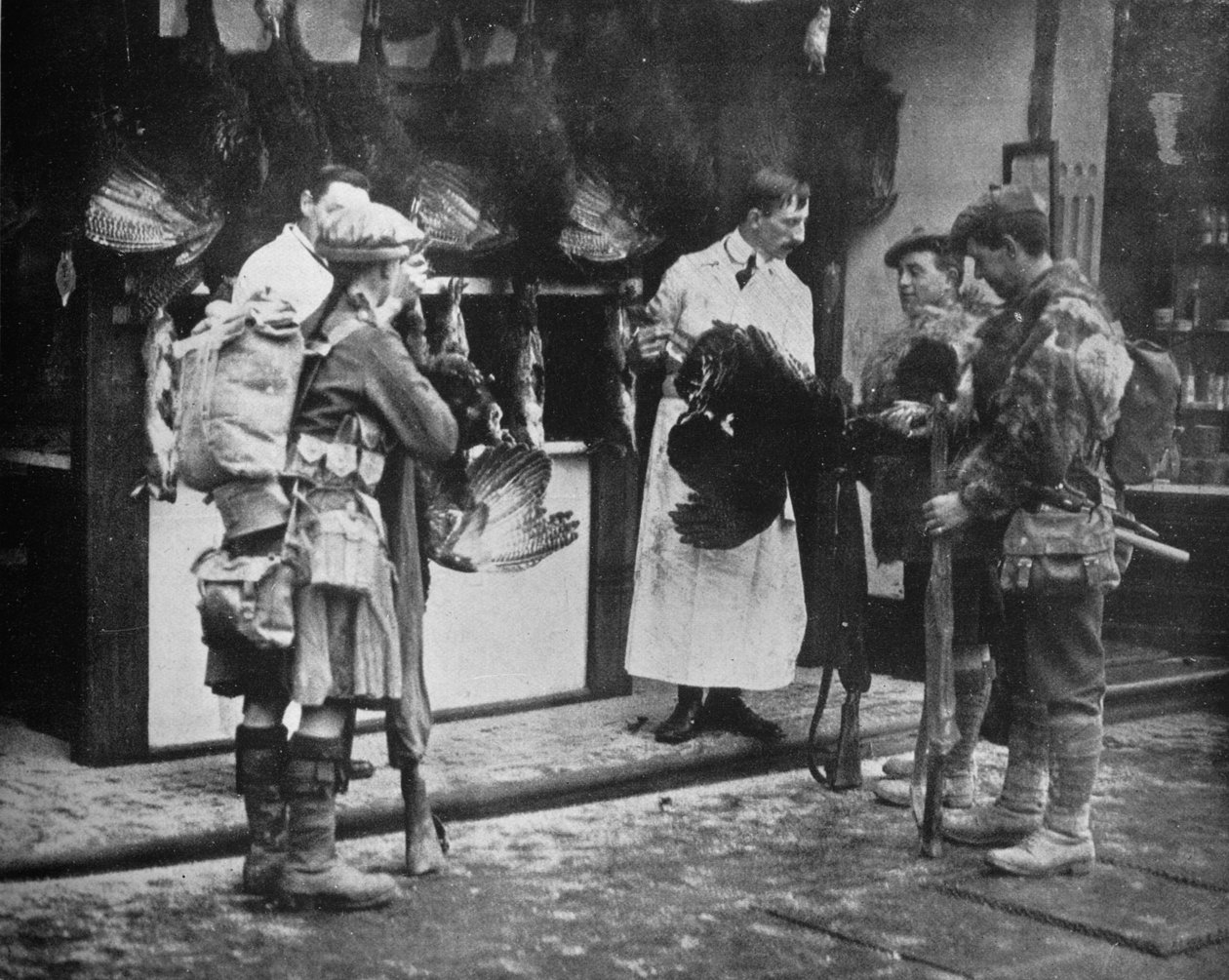 Os soldados como homens de família, 1915 de Unbekannt