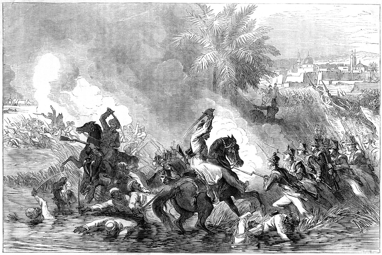 A missão da guarnição de Jalalabad, Afeganistão, 1842 de Unbekannt
