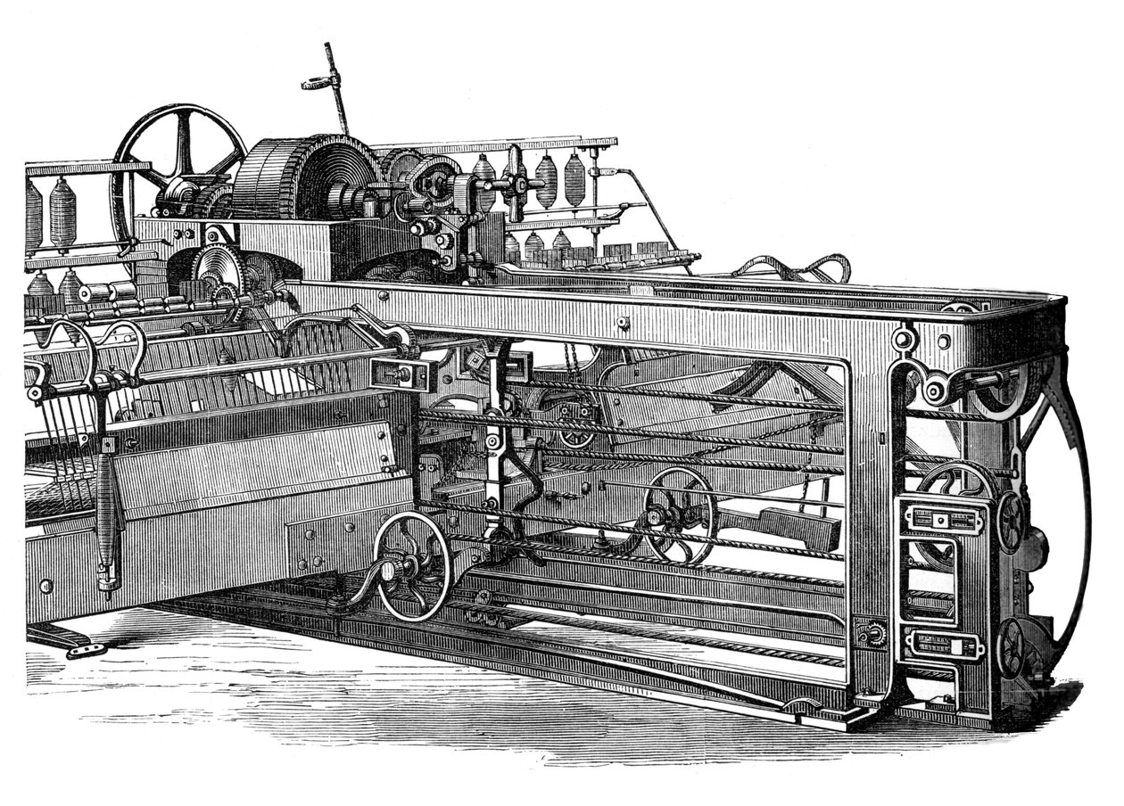 A mula giratória, c1880 de Unbekannt