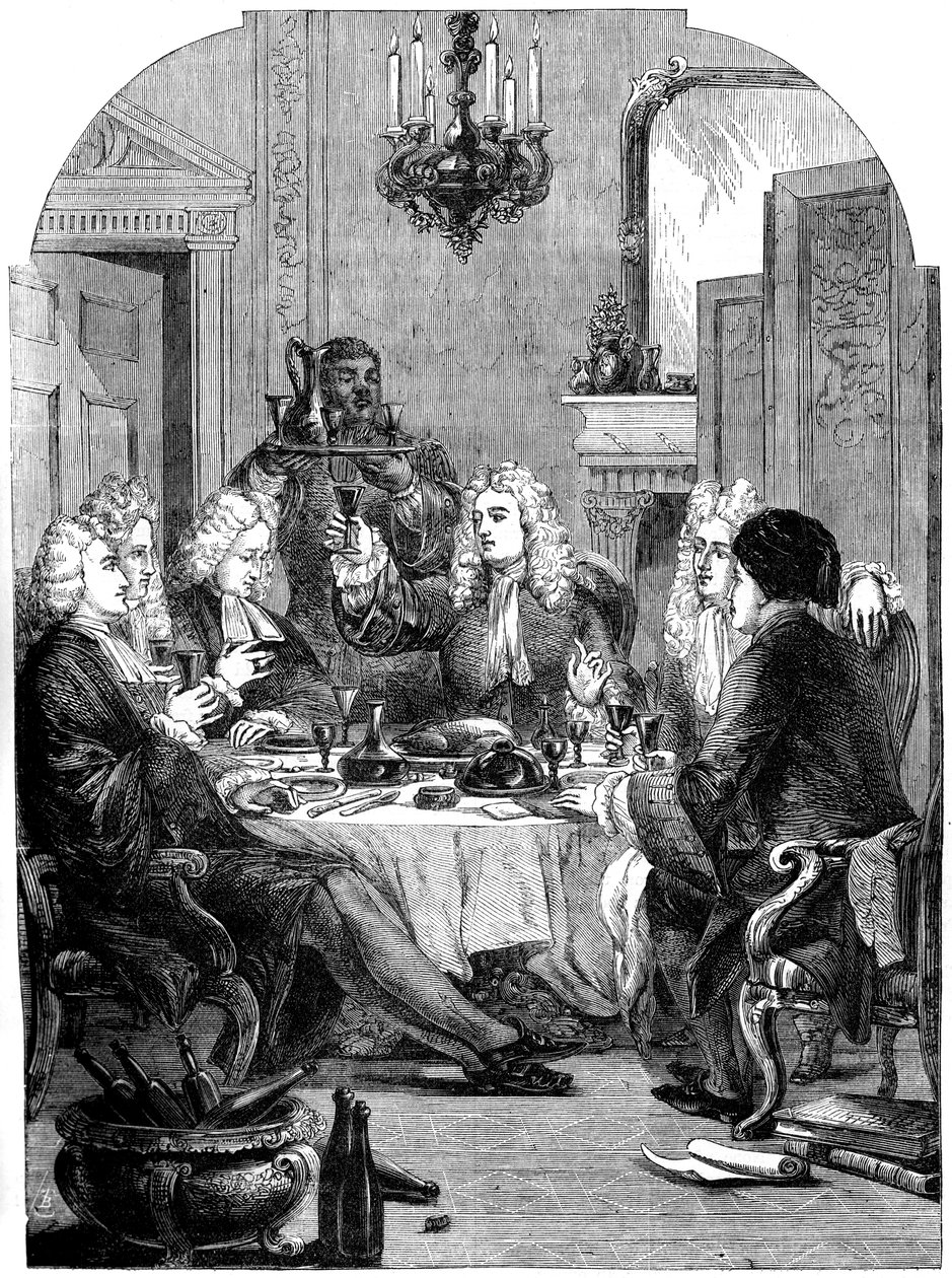 A festa do jantar em St Johns, Windsor, século XVIII, século XIX de Unbekannt