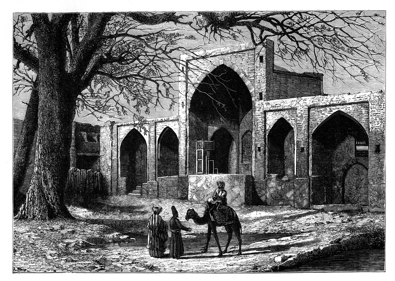 O túmulo de Nadir Shah da Pérsia em Meca, 1688-1747, c1890 de Unbekannt