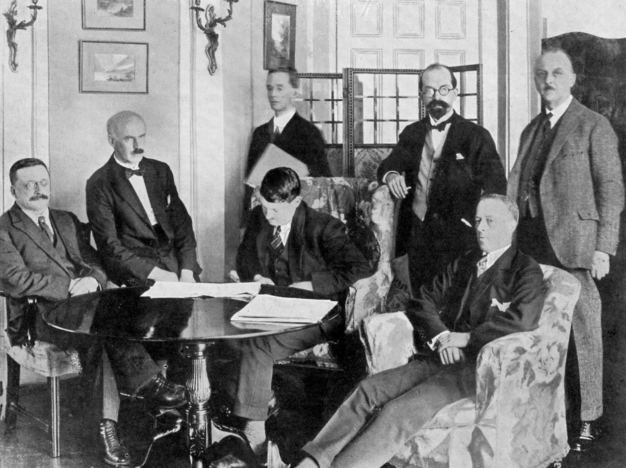 Os fabricantes de tratados, 6 de dezembro de 1921 de Unbekannt