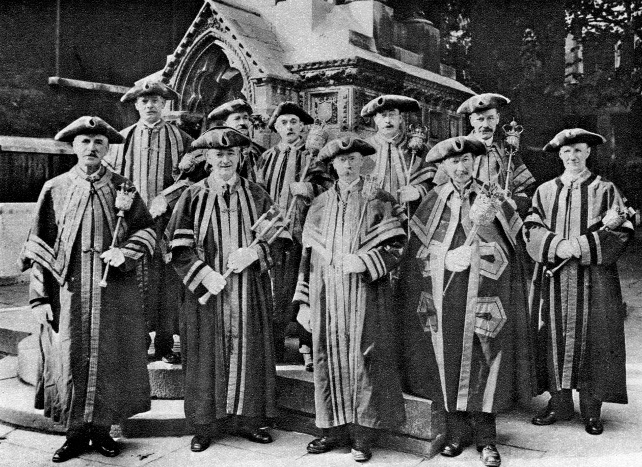 As contas da ala, Guildhall, Londres, 1926-1927 de Unbekannt