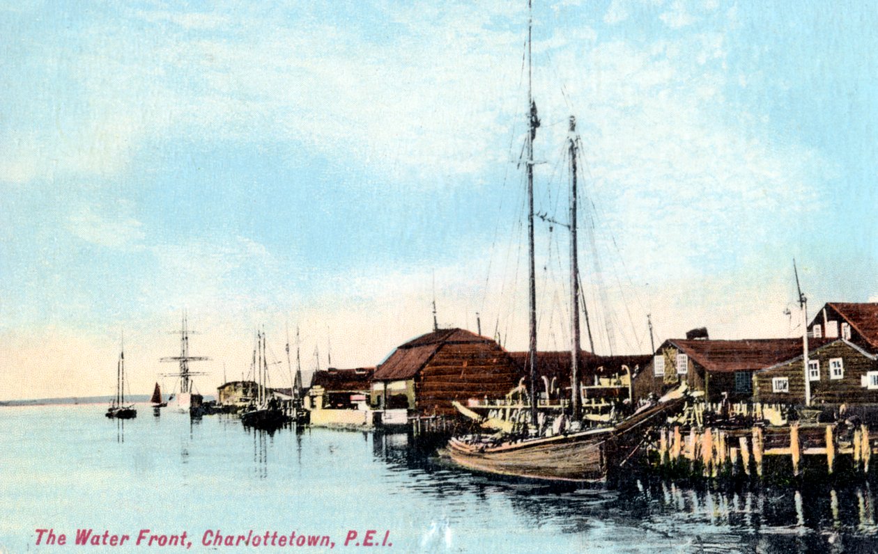 Beira-mar, Charlottetown, ilha príncipe edward, canadá, c1900s de Unbekannt