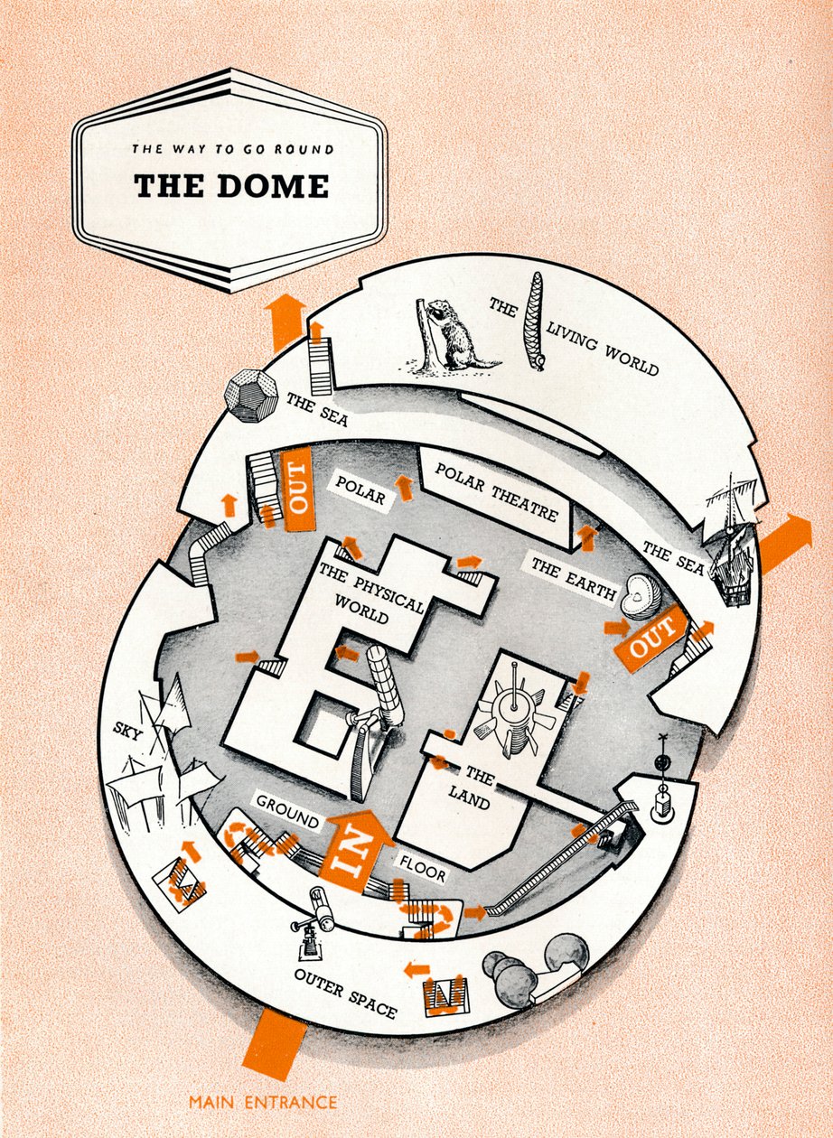 O caminho a percorrer The Dome, 1951 de Unbekannt