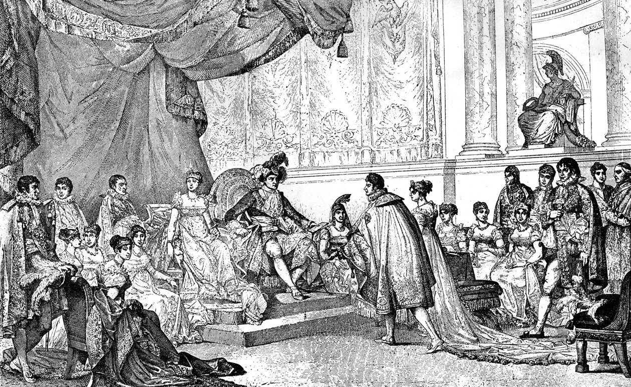 O casamento de Jerome Bonaparte, 22 de agosto de 1807 1882-1884 de Unbekannt