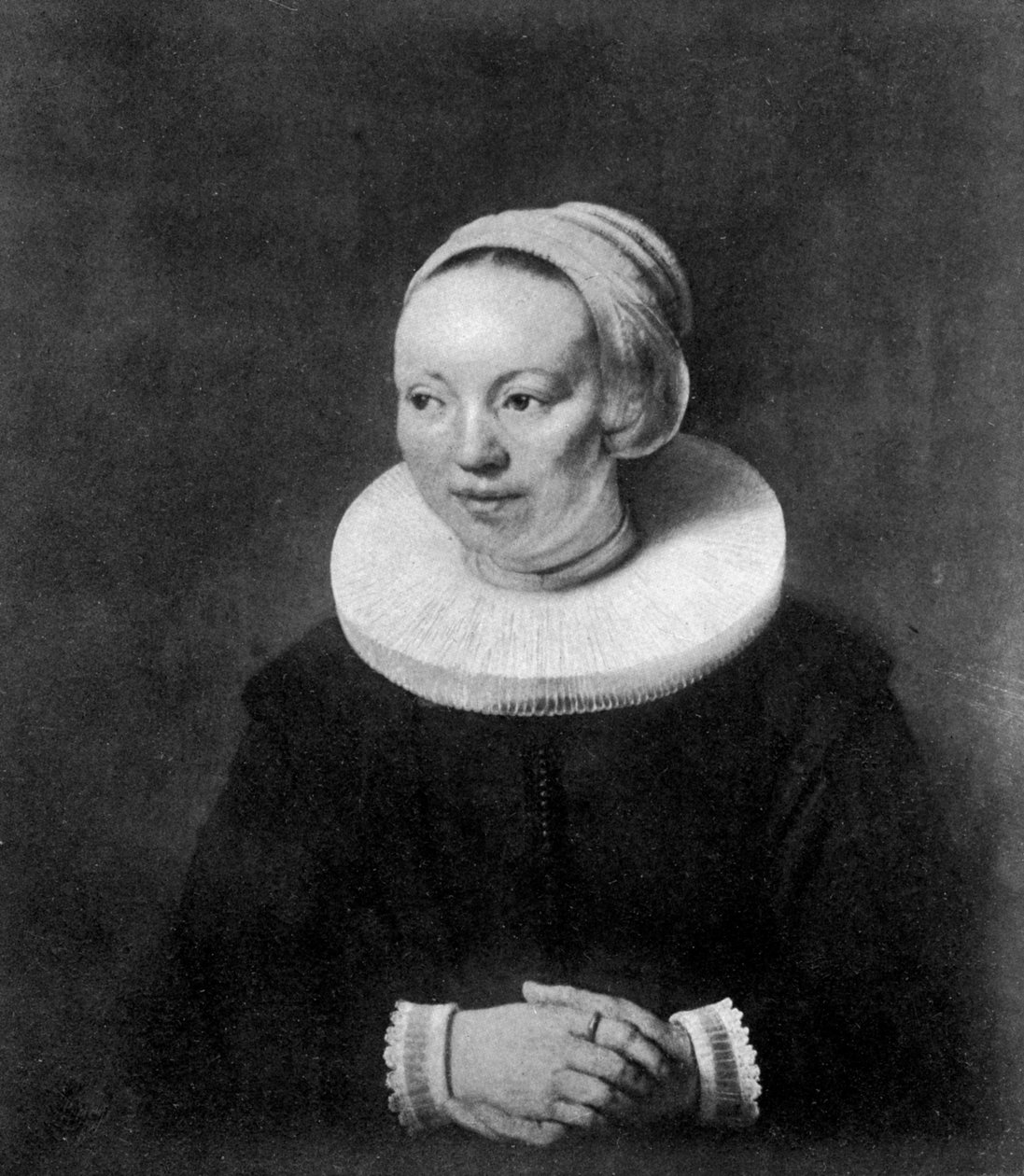 A esposa de Nicolas Berghem, 1647, 1901 de Unbekannt