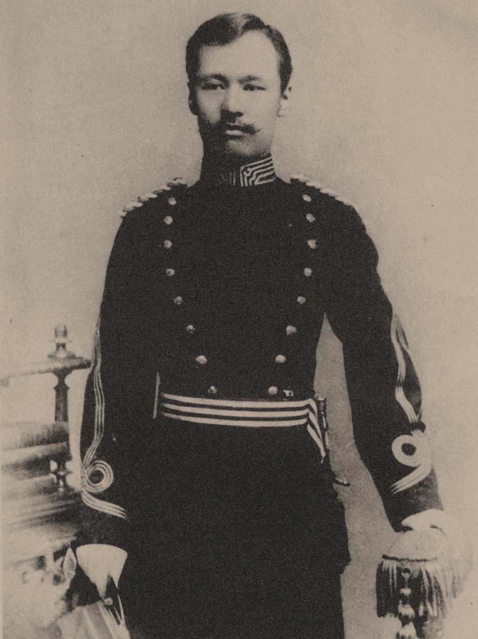 O jovem Mori Ogai 1862-1922 na Alemanha após sua nomeação para médico militar de primeira classe, 188 de Unbekannt