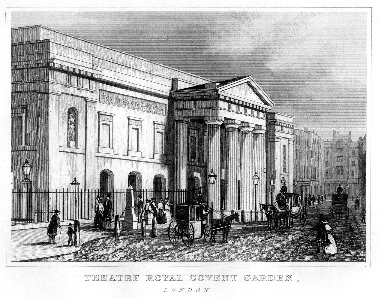 Teatro Royal Covent Garden, Westminster, Londres, século XIX de Unbekannt
