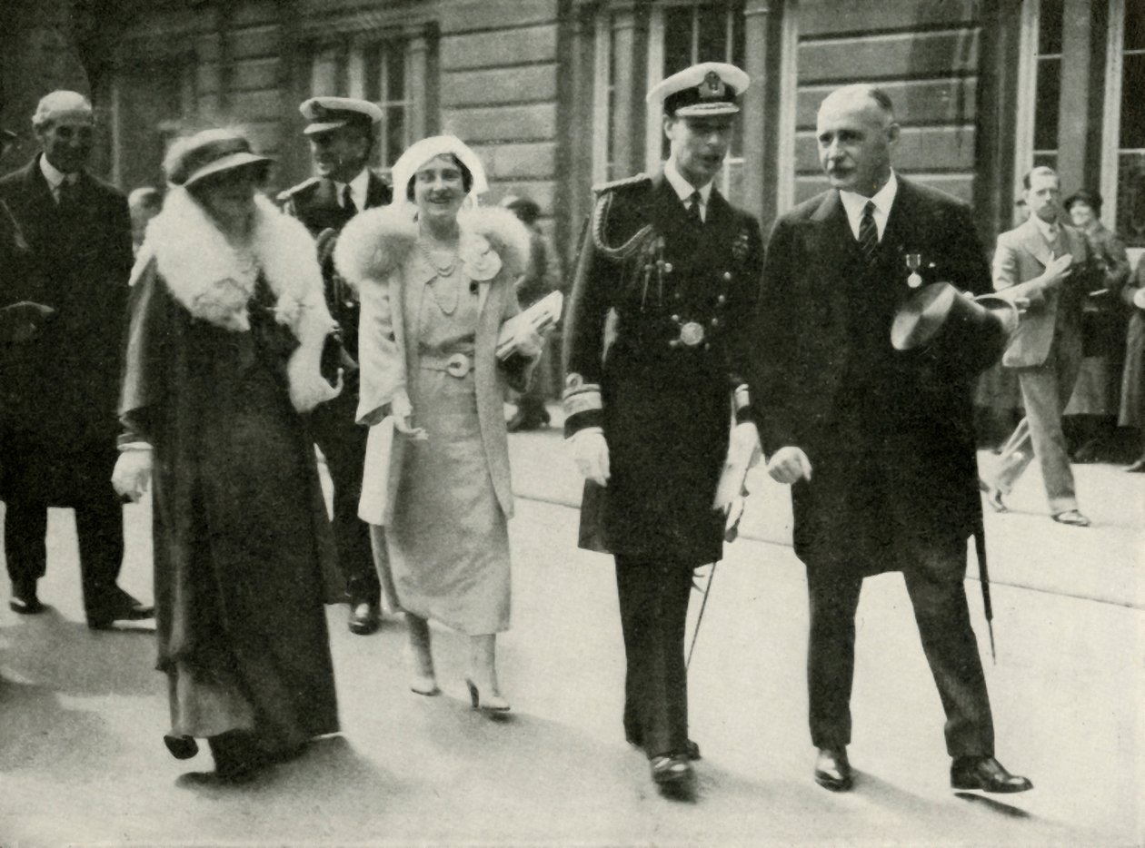 Sua Majestade em Edimburgo, durante as celebrações do jubileu do rei George V 1935, 1937. de Unbekannt