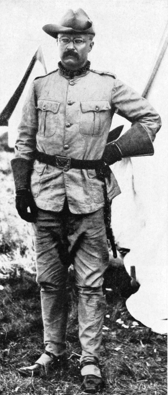 Theodore Roosevelt, soldado e político americano, 1898 de Unbekannt
