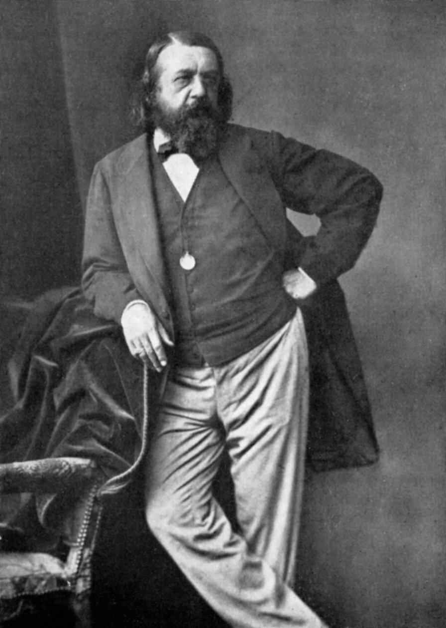 Teófilo Gautier, poeta francês, dramaturgo, romancista, jornalista e crítico literário, século XIX de Unbekannt