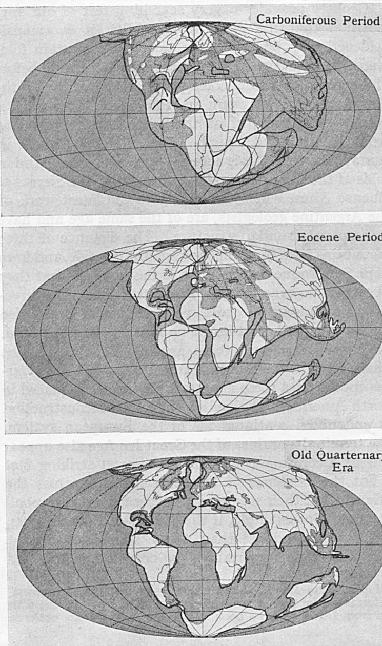 Teoria da deriva continental, 1922 de Unbekannt