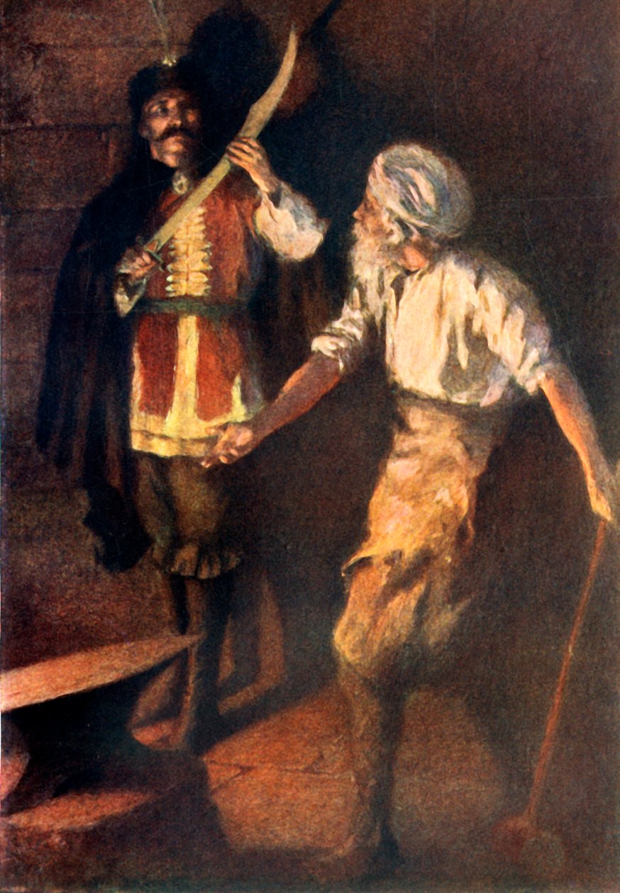 Há a espada e aqui está a bigorna, 1917. de Unbekannt