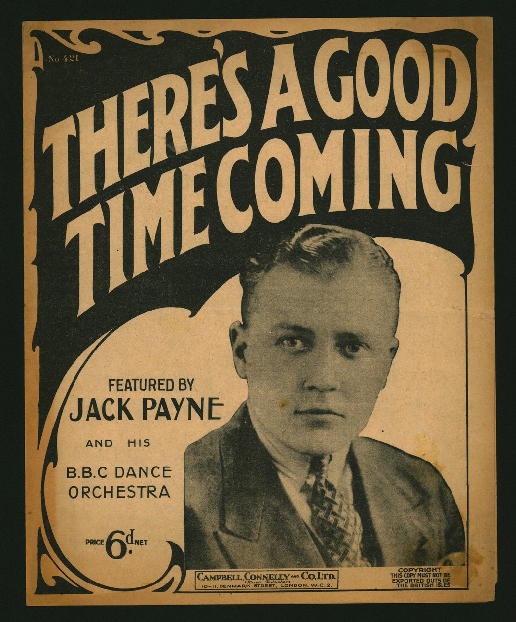 Theres a Good Time Coming, partituras, 1930. de Unbekannt