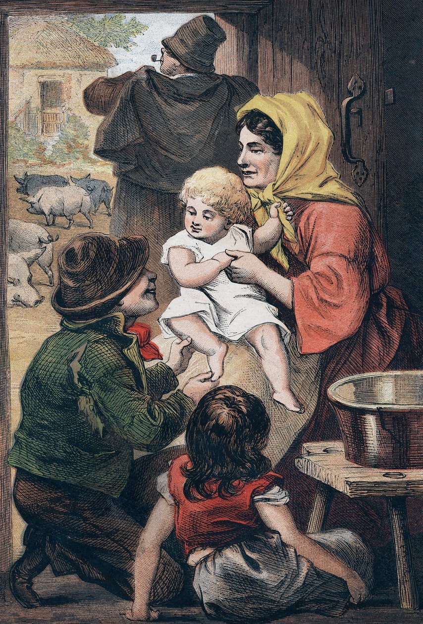 Este porquinho ..., rima infantil, c1860 de Unbekannt