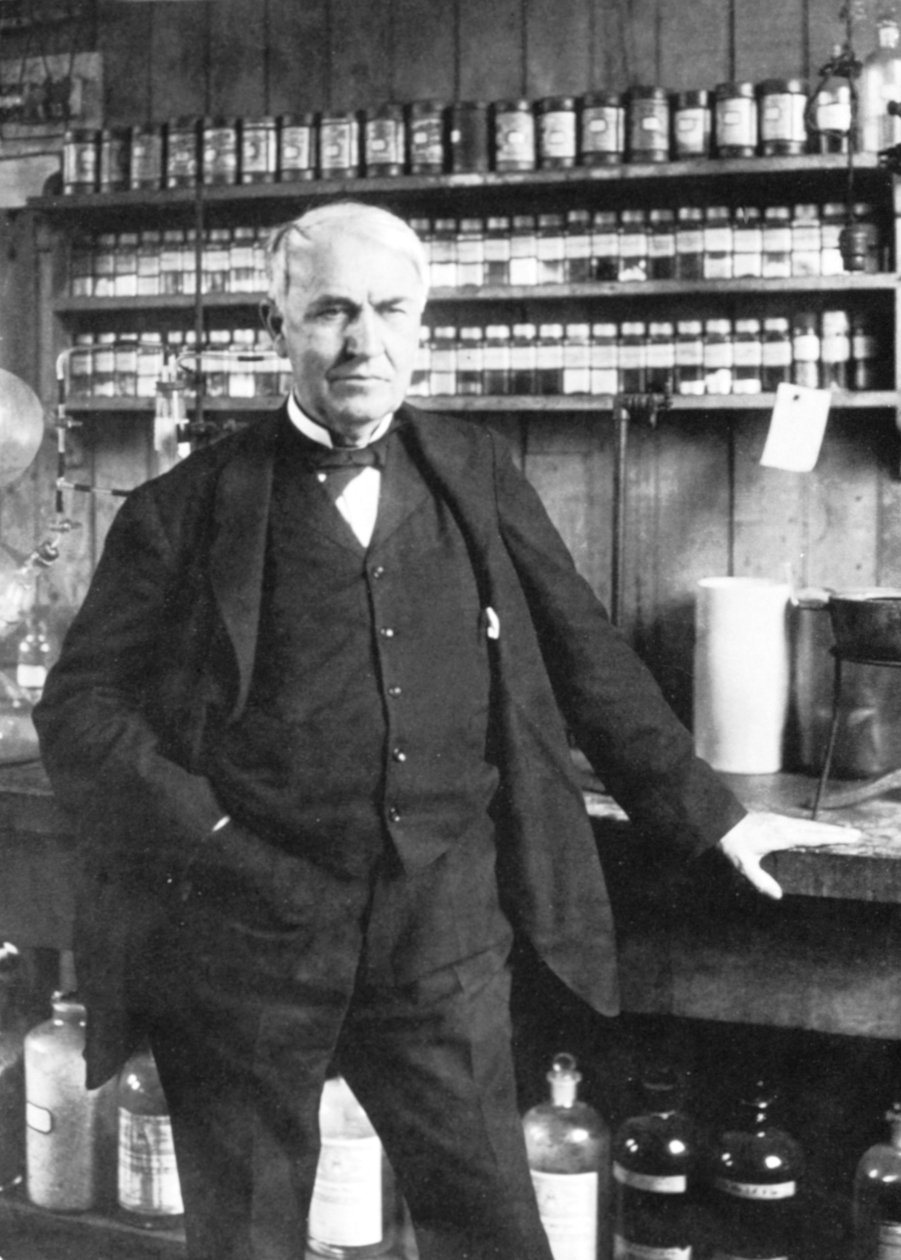 Thomas Alva Edison em Menlo Park, final da década de 1880 de Unbekannt