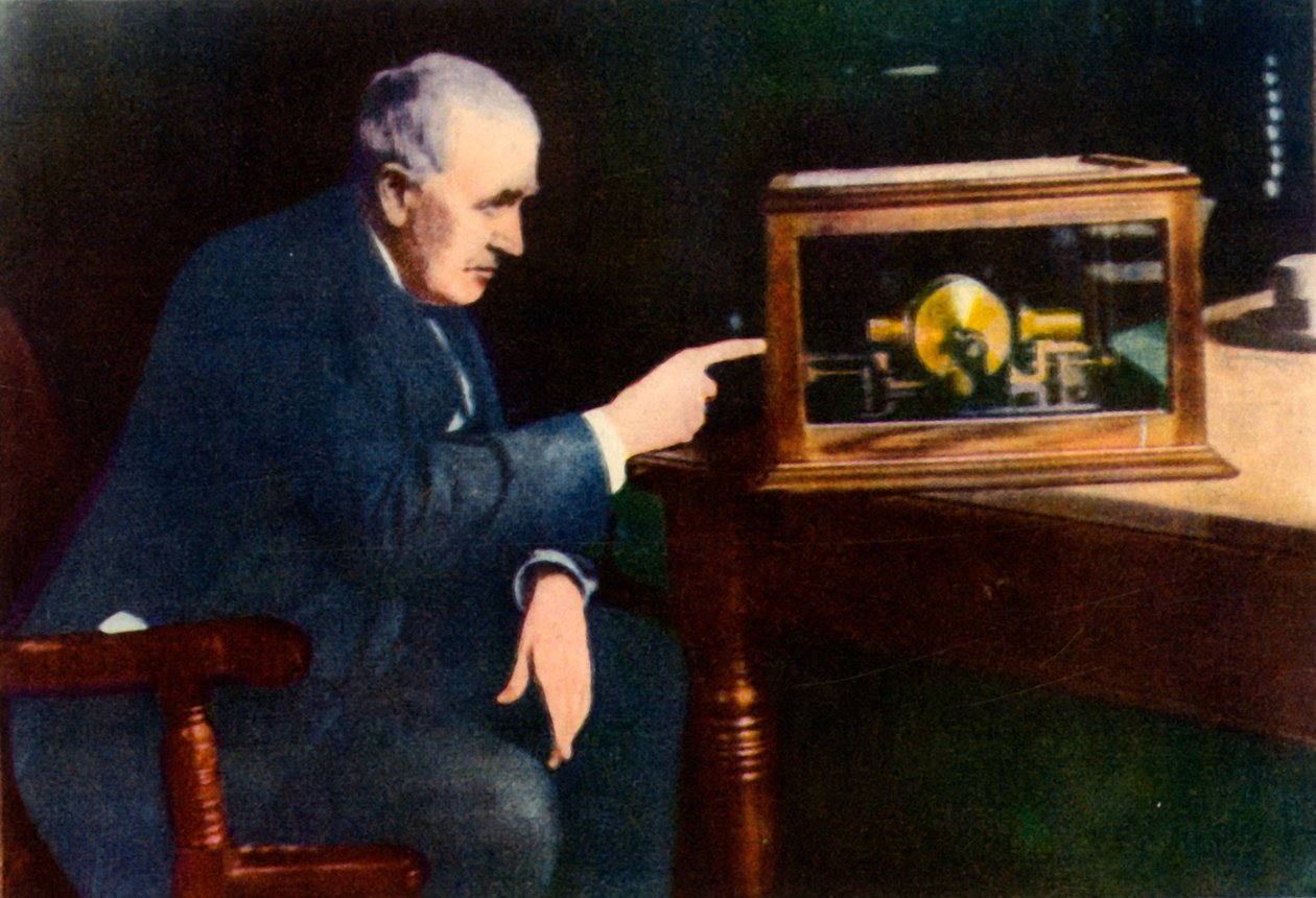 Thomas Alva Edison, c1910s. de Unbekannt