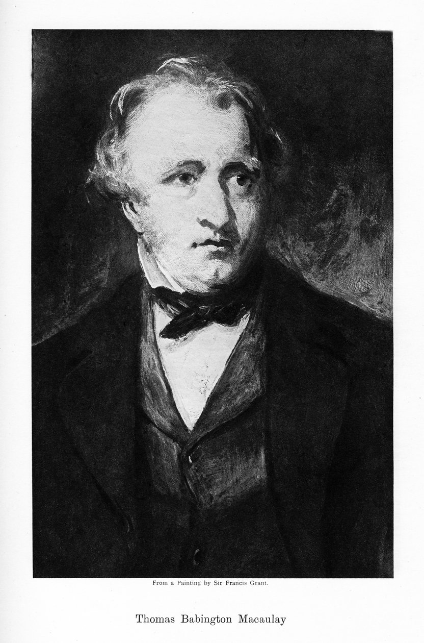Thomas Babington, poeta britânico, historiador e político Whig, século XIX de Unbekannt