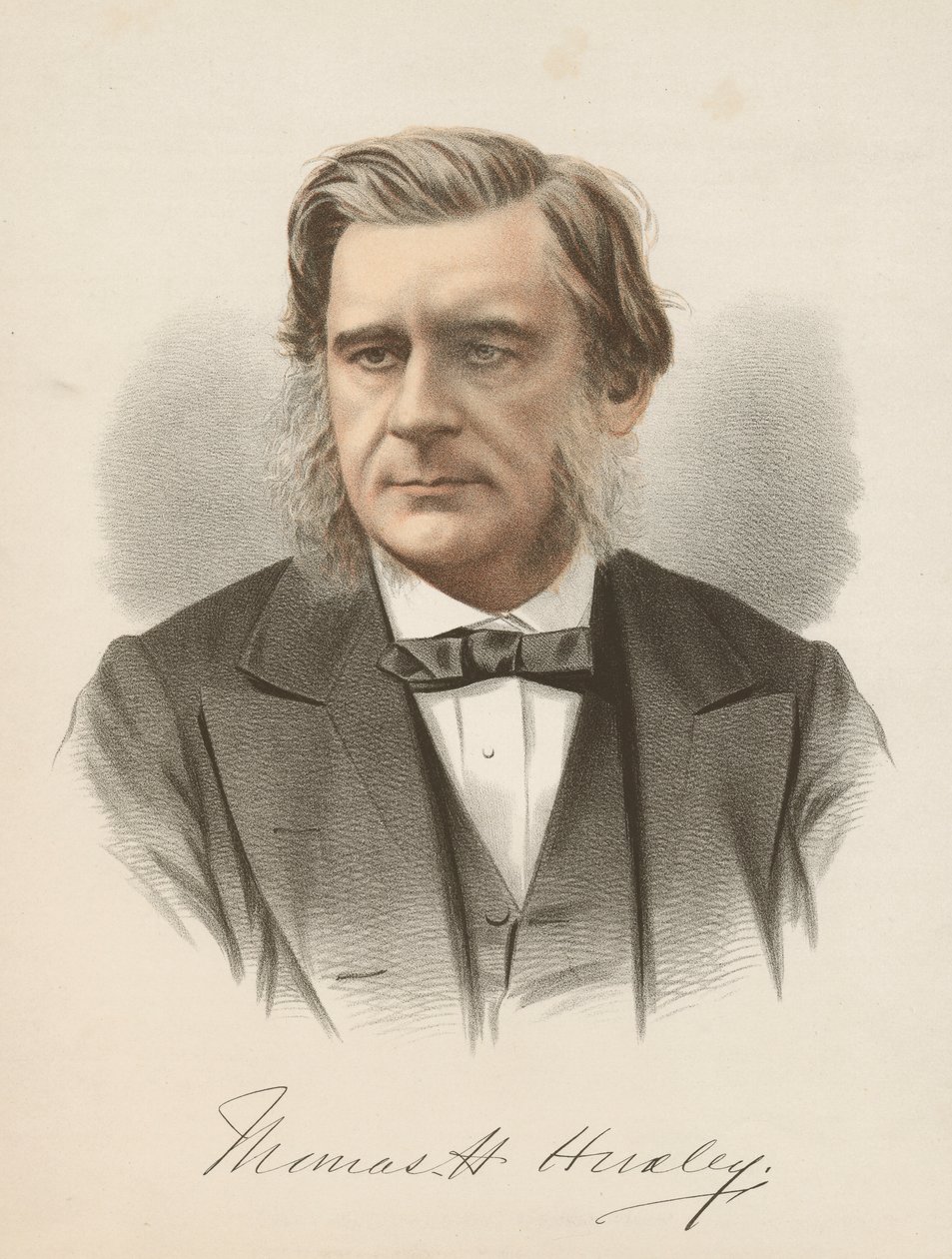 Thomas Henry Huxley, biólogo inglês, c1880 de Unbekannt