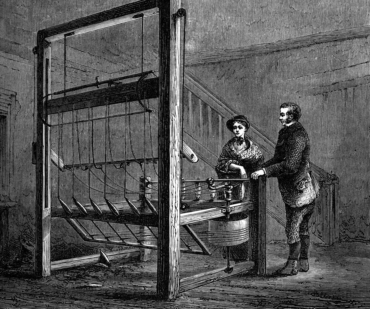 Thomas Highs fiação jenny, c1880 de Unbekannt