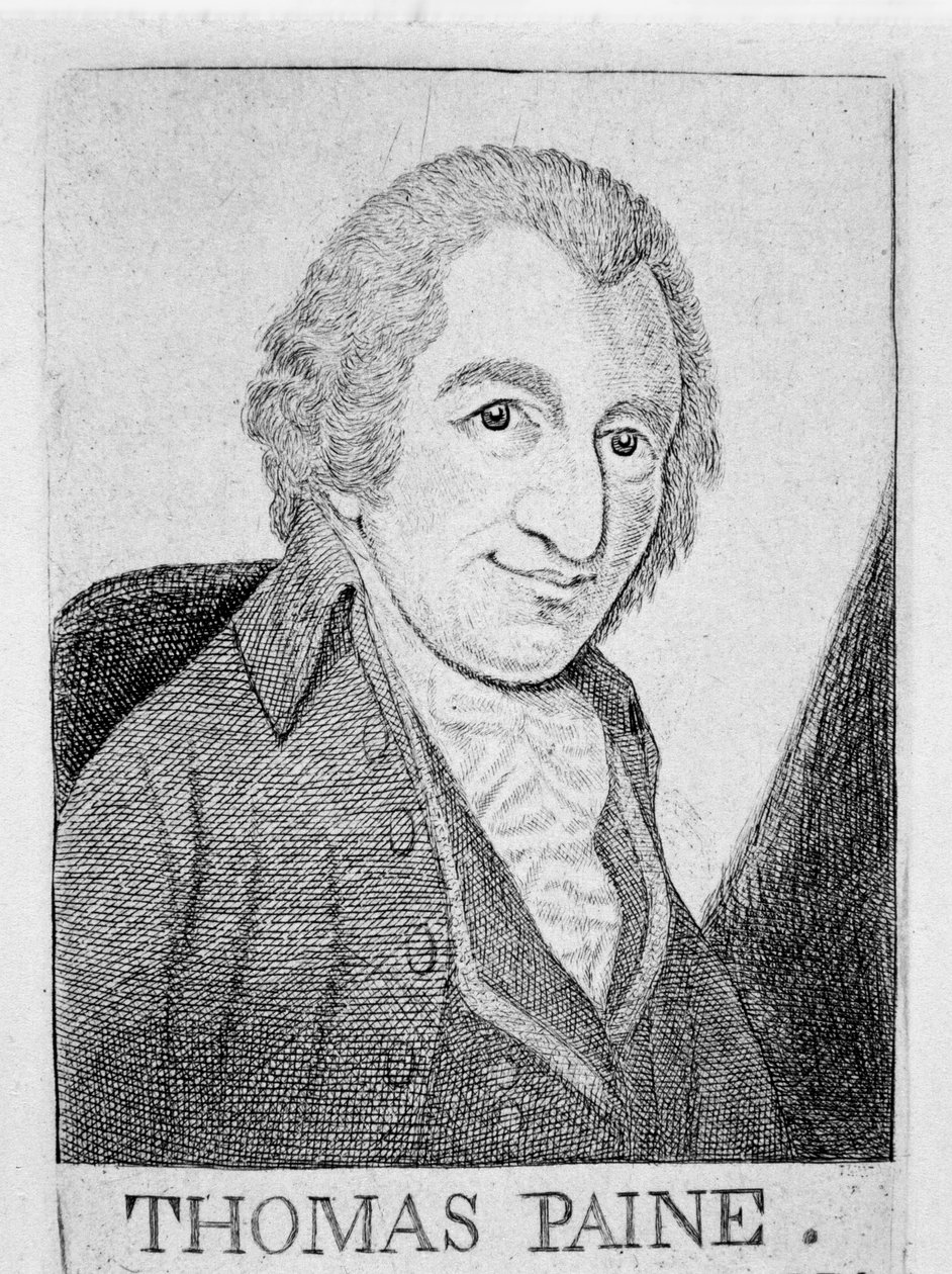 Thomas Paine, revolucionário, escritor e filósofo americano nascido em inglês, c1790 de Unbekannt