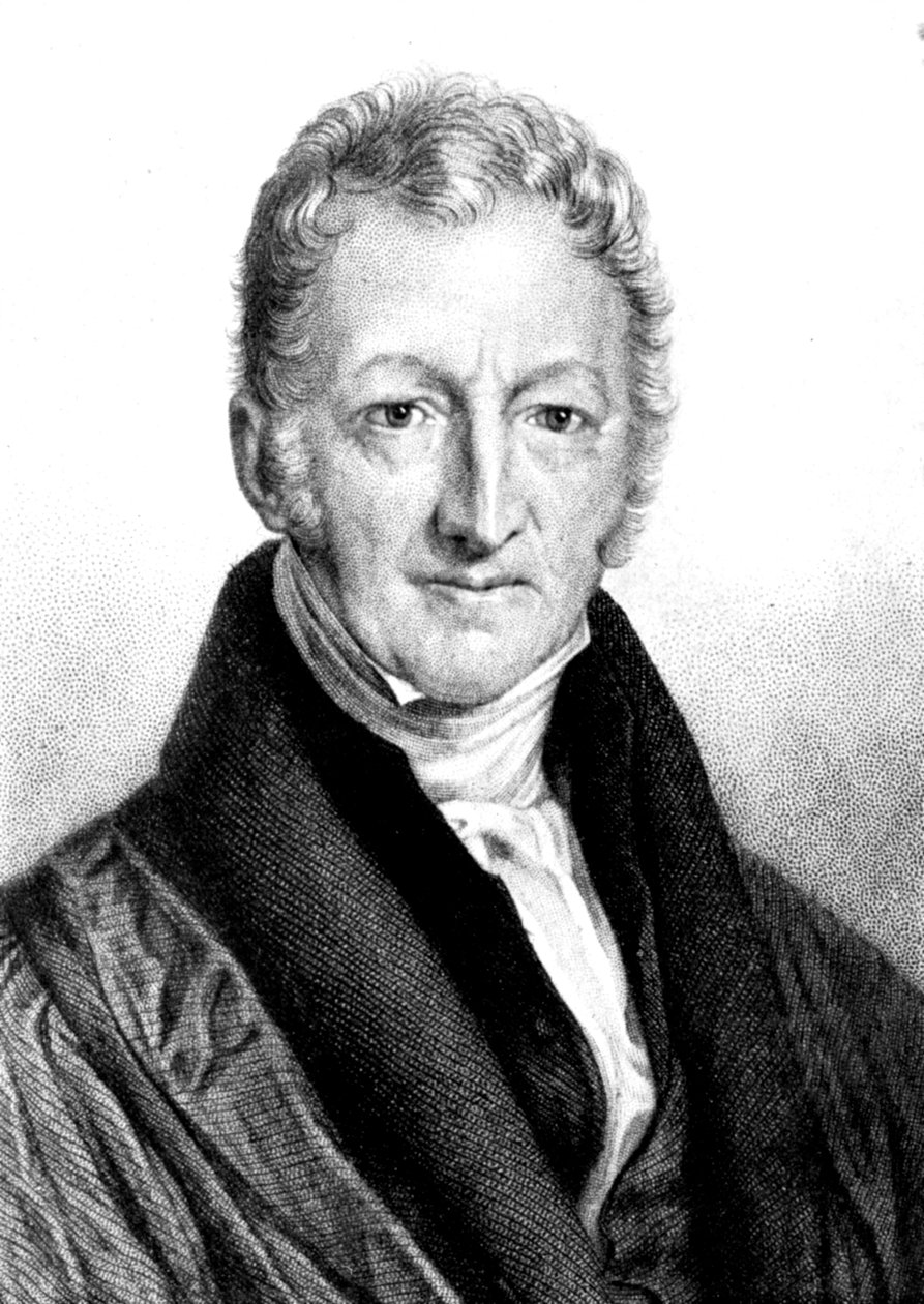 Thomas Robert Malthus, economista e clérigo inglês de Unbekannt