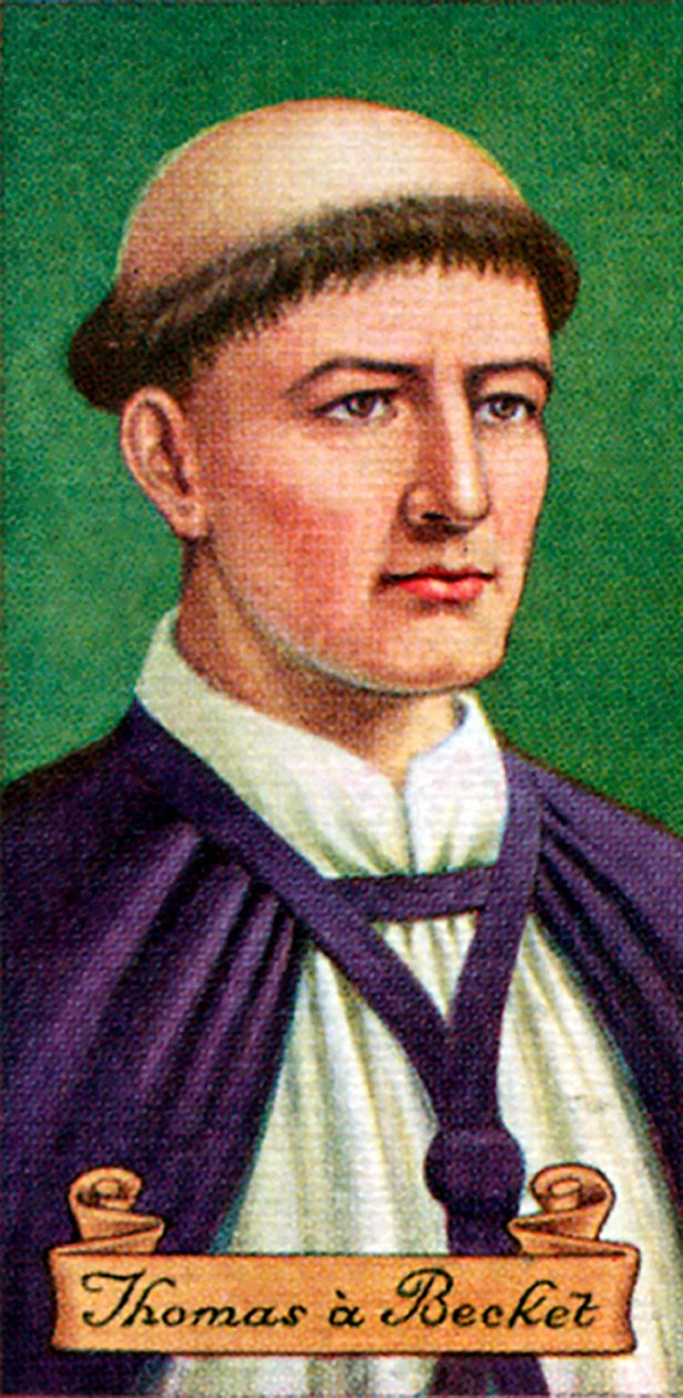 Thomas a Becket, tirado de uma série de cartões de cigarro, 1935 de Unbekannt