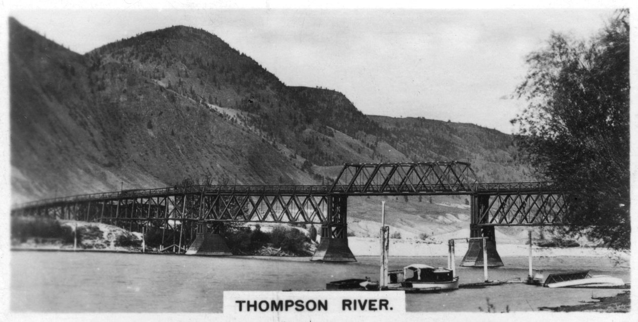 Thompson River, Colúmbia Britânica, Canadá, c1920s de Unbekannt