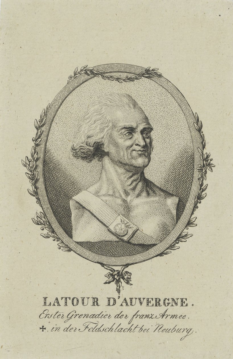 Theophile Corret de La Tour d&39;Auvergne 1743-1800, c. 1800. de Unbekannt