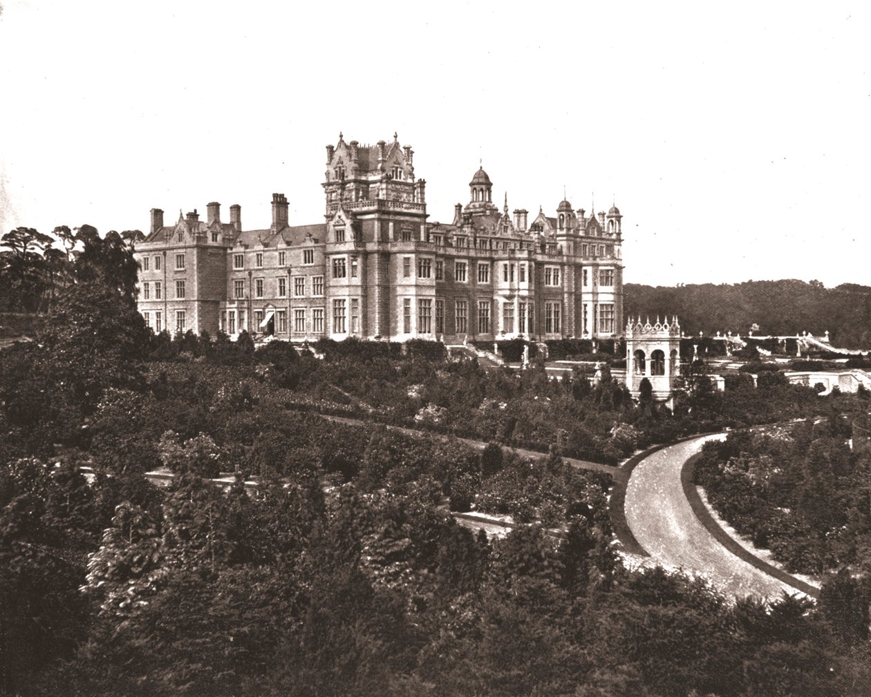 Thoresby Hall, Nottinghamshire, 1894. de Unbekannt
