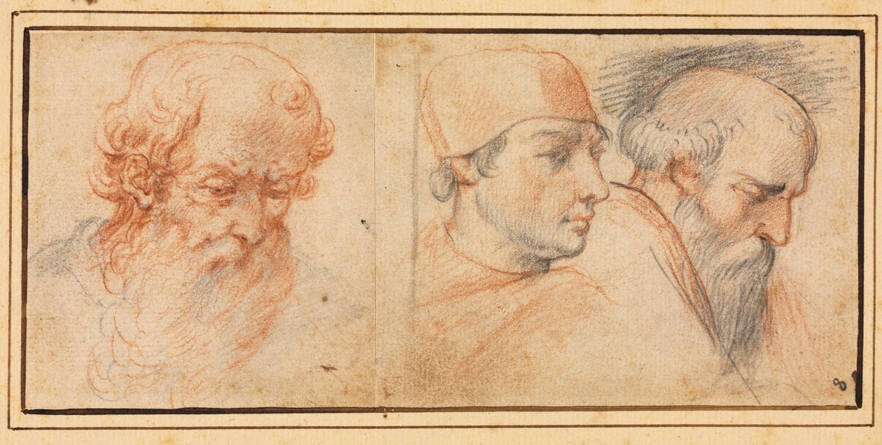 Três estudos principais, 1600s. de Unbekannt