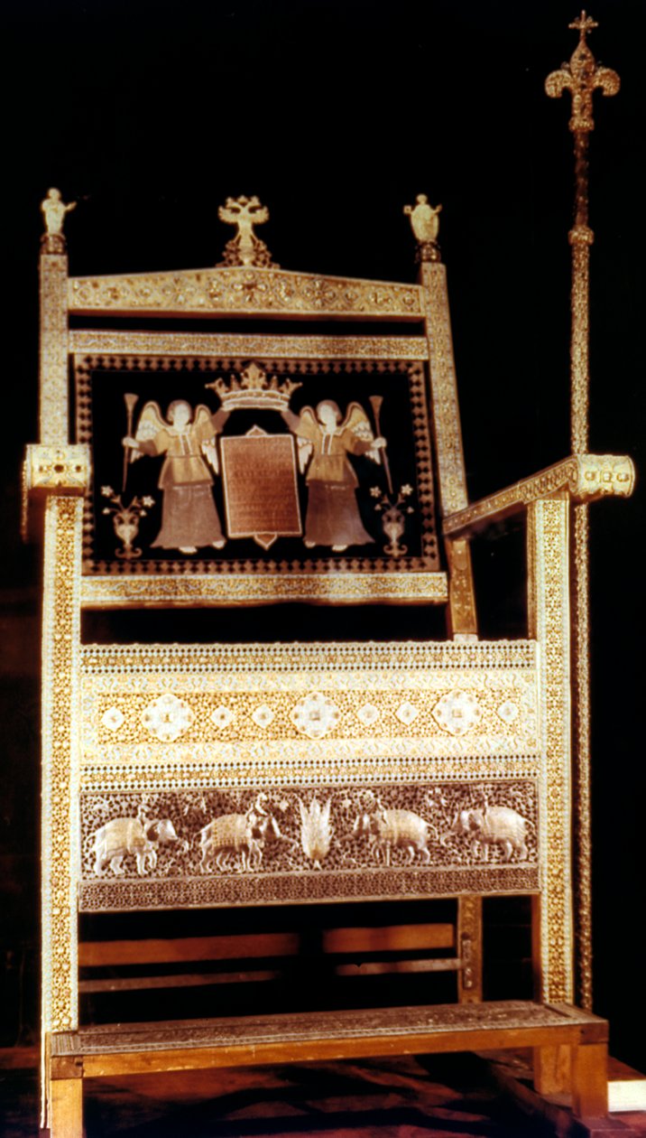 Trono do czar Alexis Mikhailovich, 1659 de Unbekannt