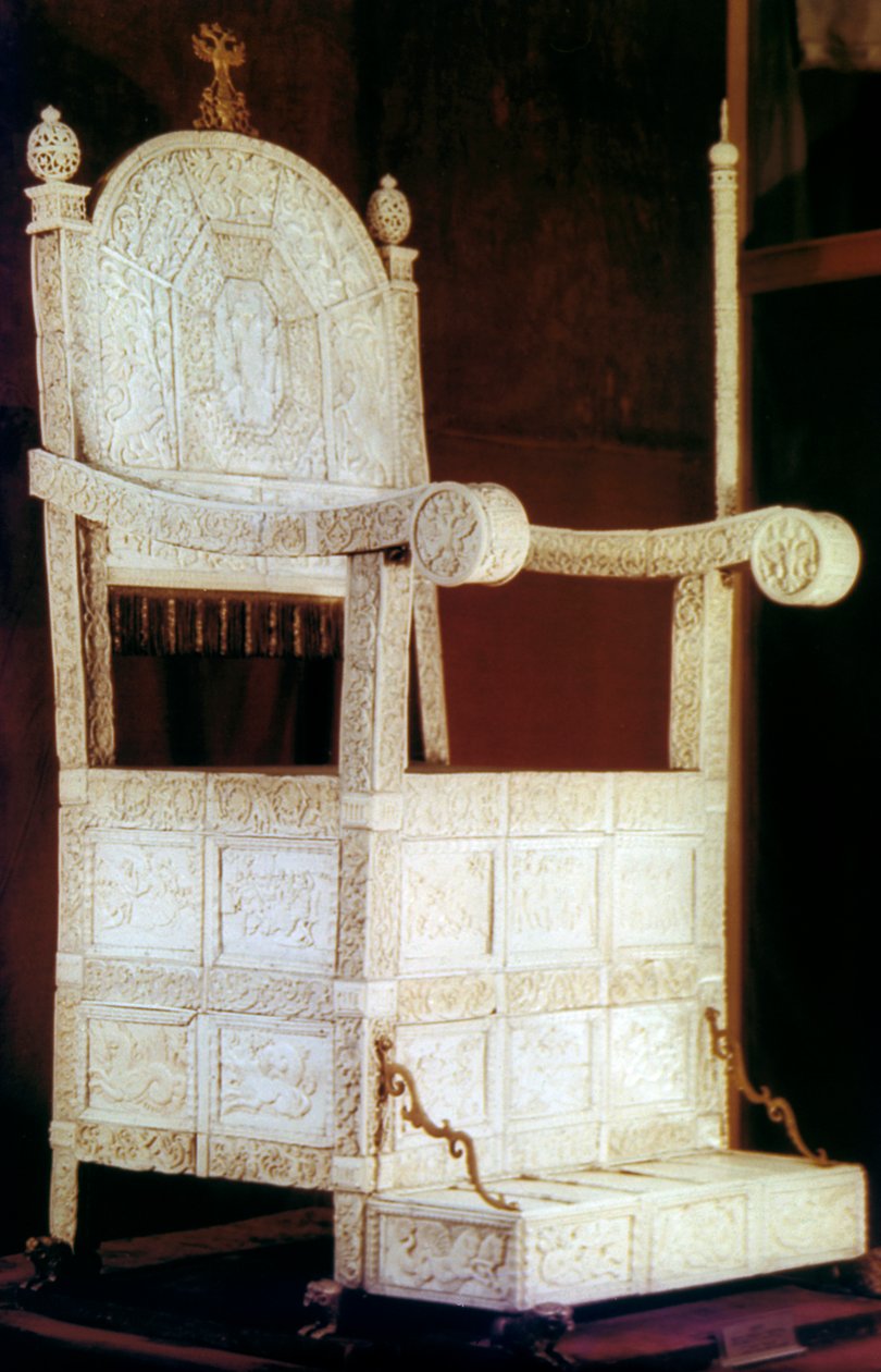 Trono do czar Ivan, o Terrível, século XVI de Unbekannt