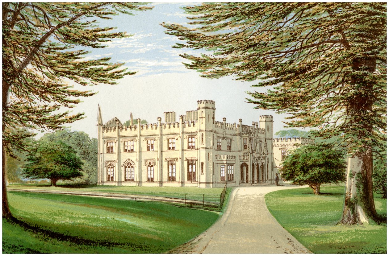 Thrybergh Park, Yorkshire, casa da família Fullerton, c1880 de Unbekannt
