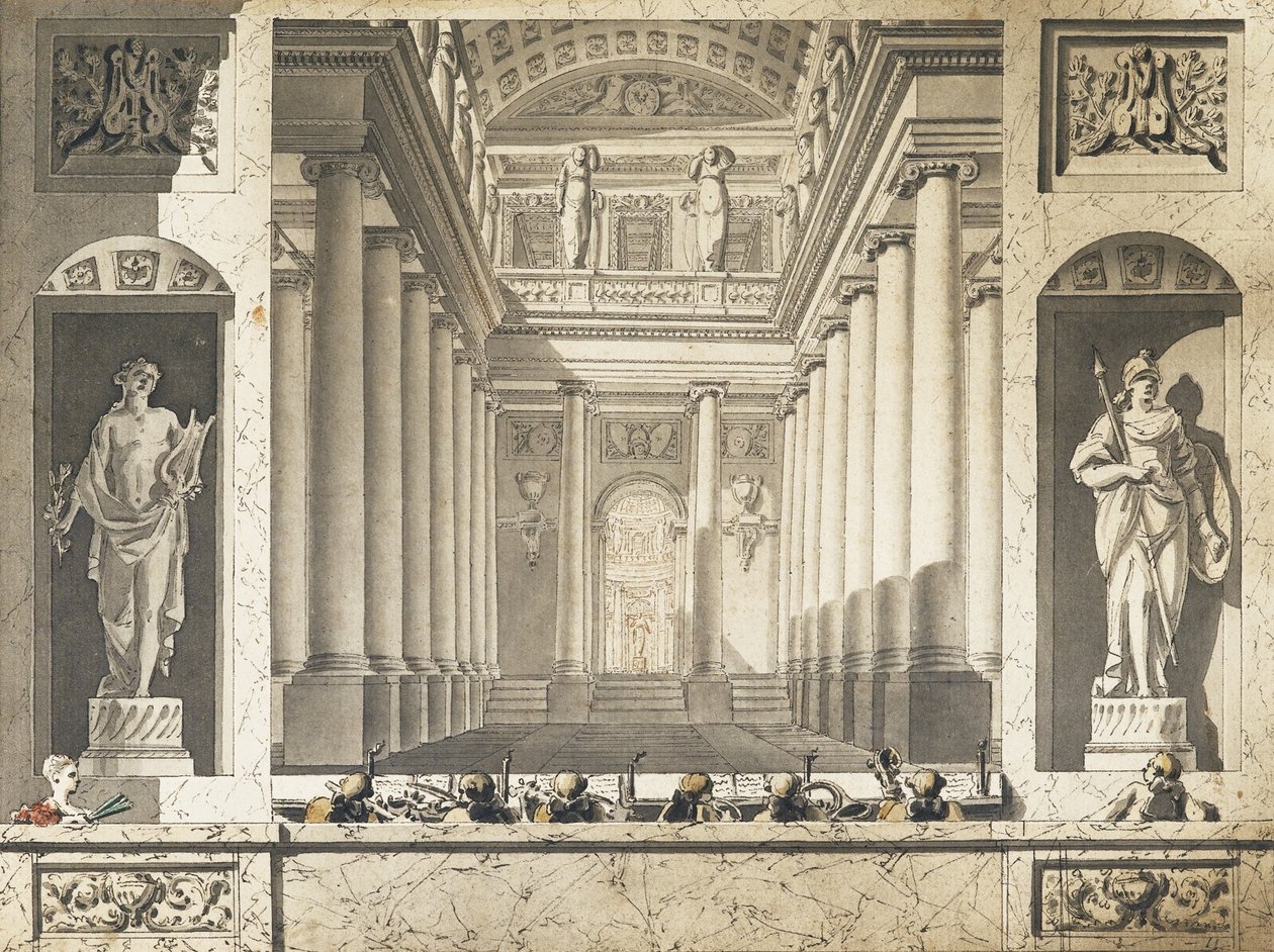 Teatro das Tulherias, 1788 de Unbekannt