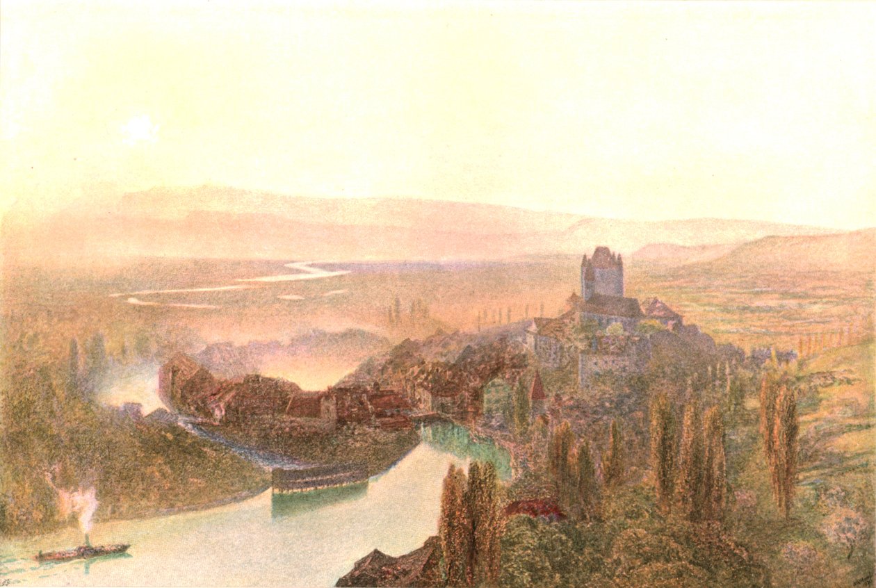 Thun, Evening, c1870, c1900. de Unbekannt