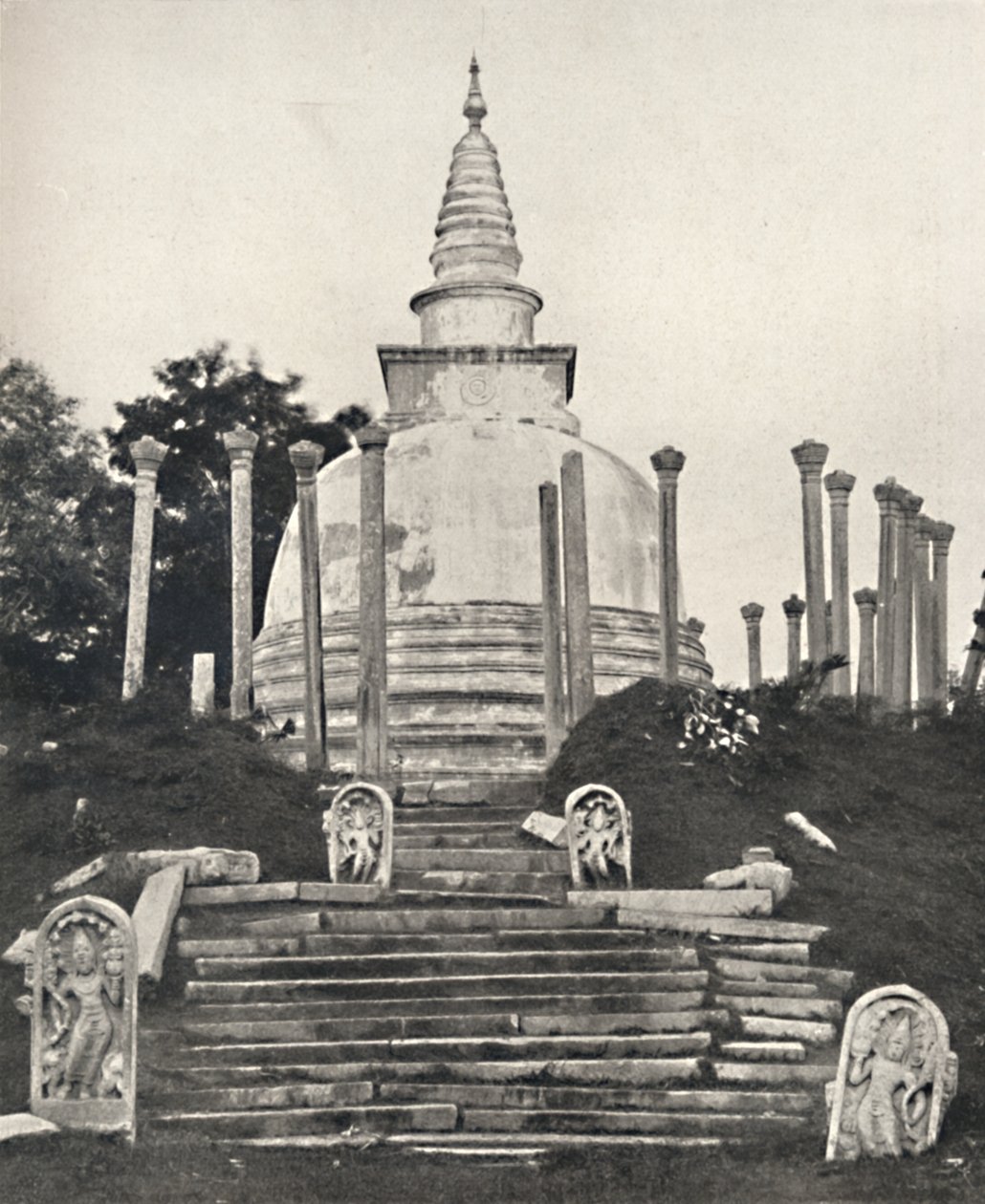 Thuparama Dagoba zu Anuradhapura, 1926 de Unbekannt