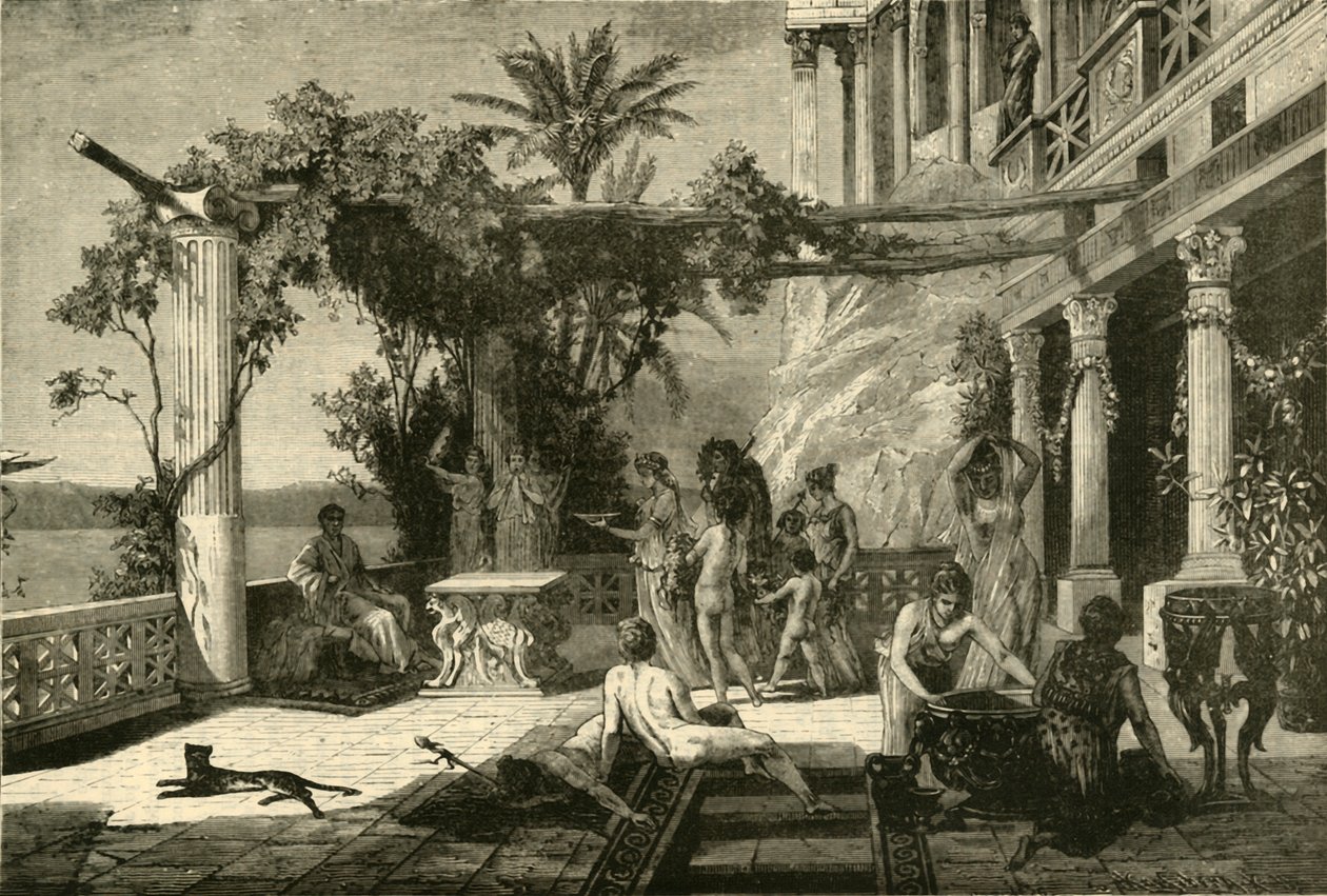 Tiberius em Capreae de 1890. de Unbekannt
