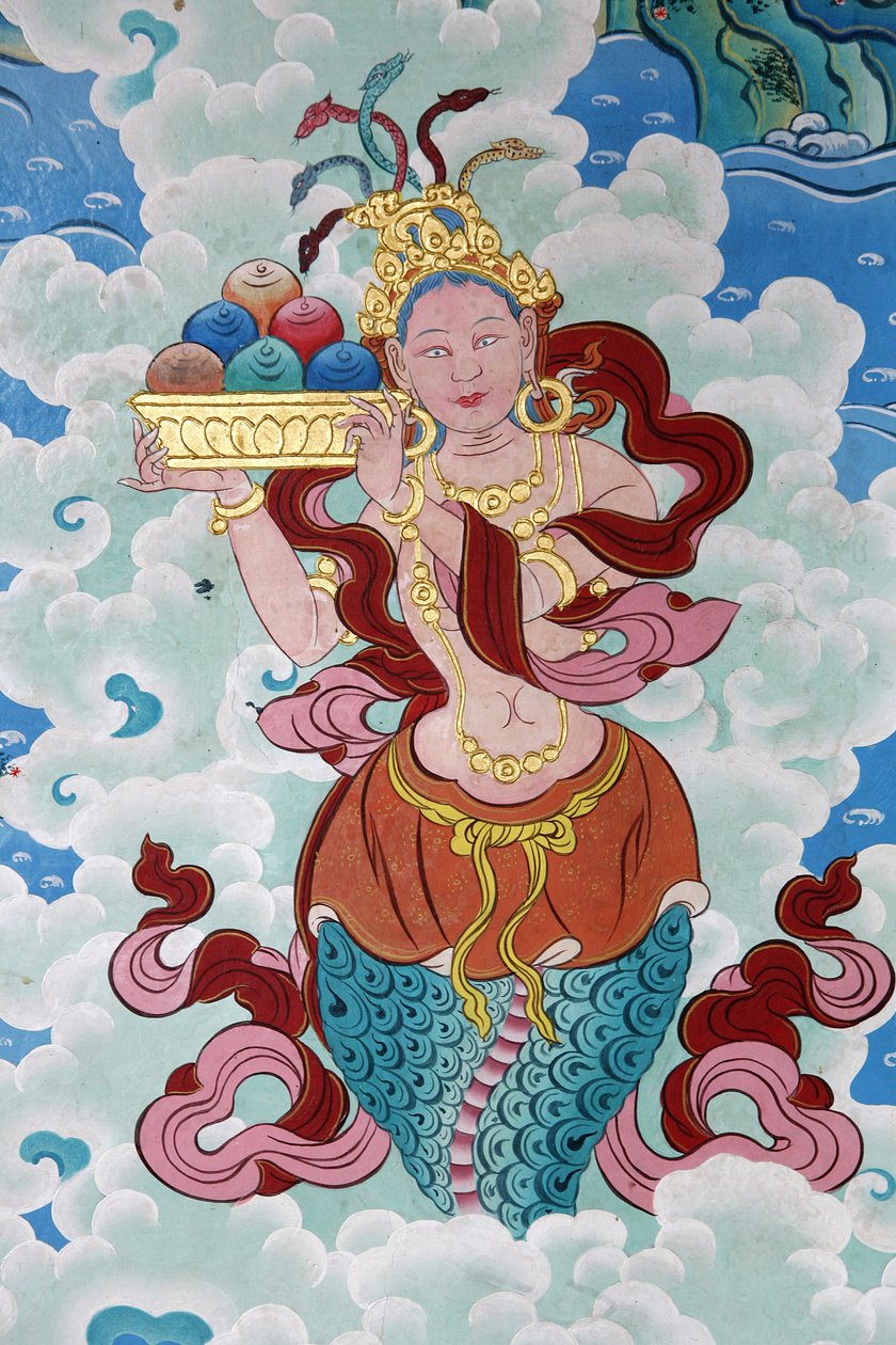 Deusa tibetana. Mosteiro Kopan, Katmandu, Nepal de Unbekannt