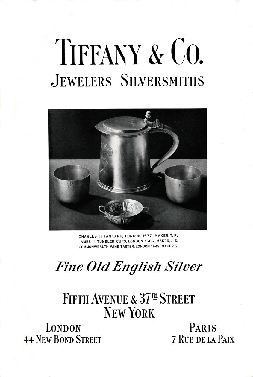 Anúncio da Tiffany & Co., 1937 de Unbekannt