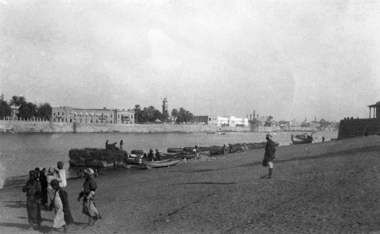 Rio Tigris, Bagdá, Iraque, 1917-1919 de Unbekannt