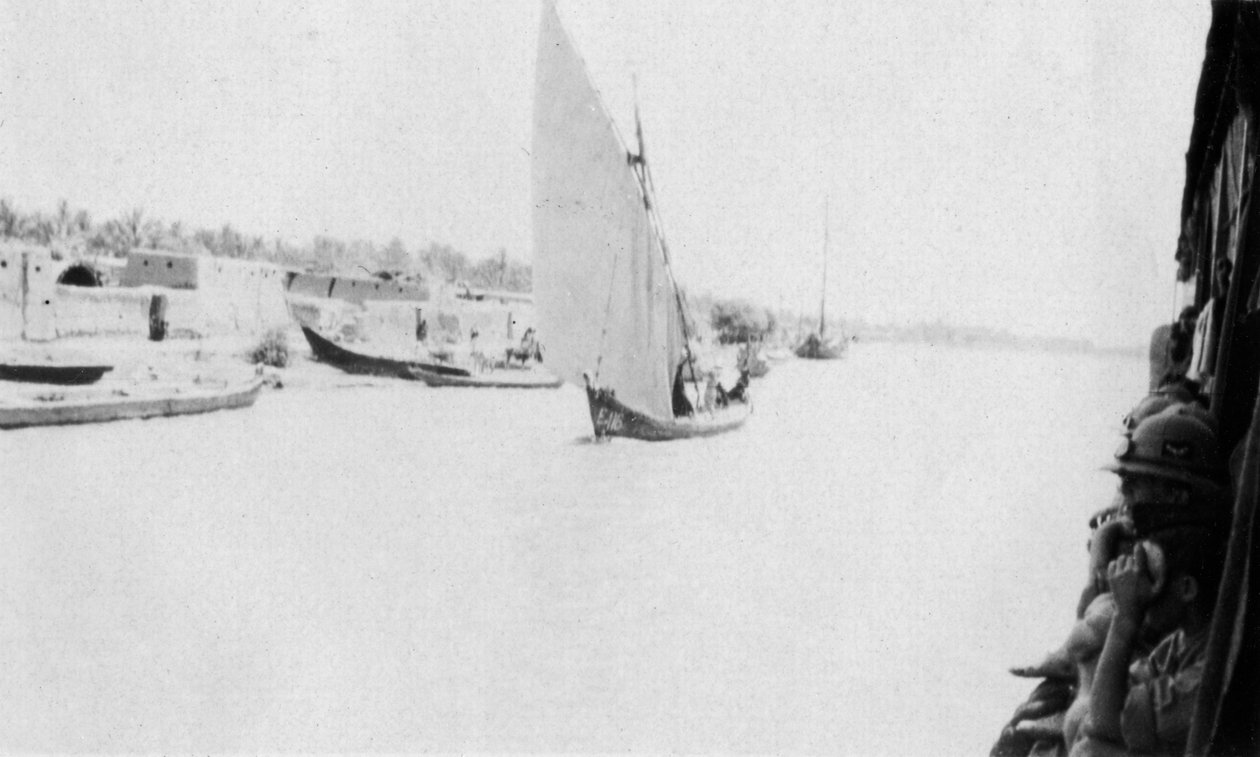 Rio Tigris, Bagdá, Iraque, 1917-1919 de Unbekannt