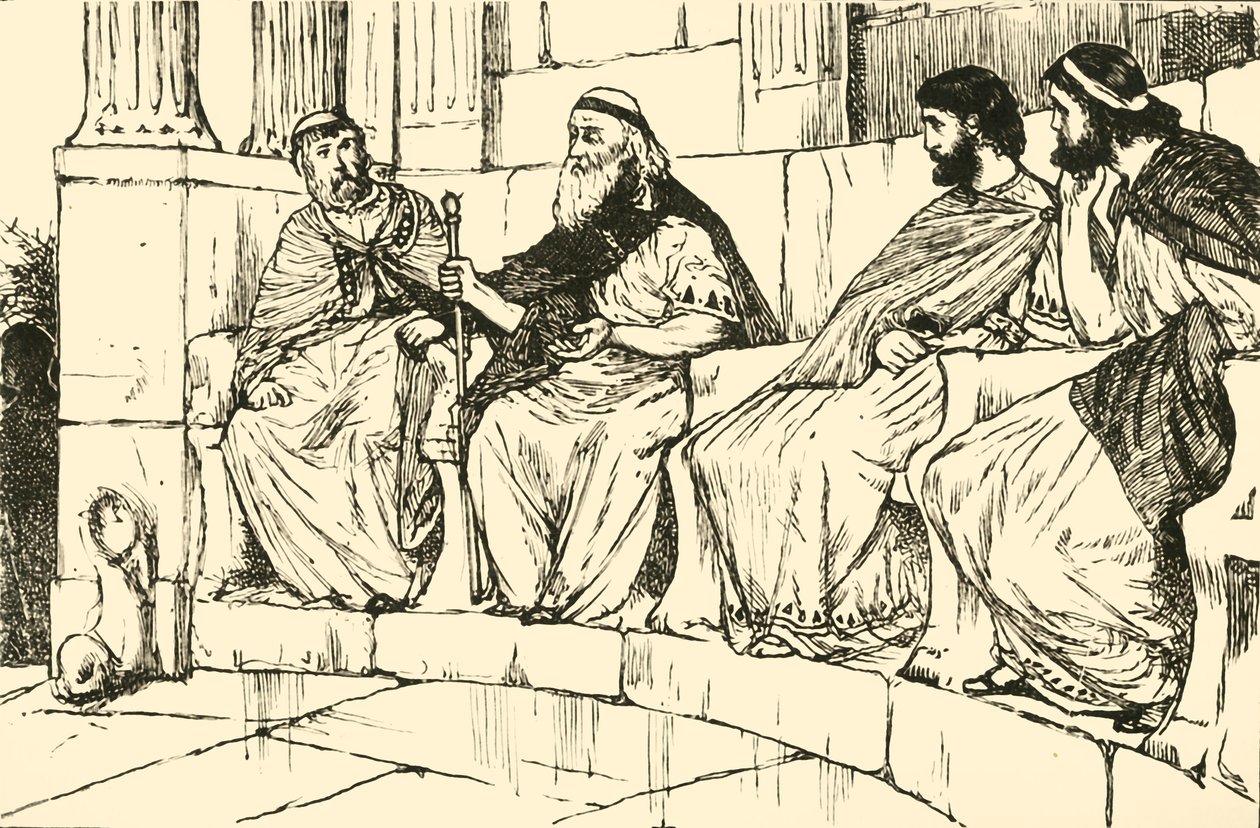 Timelon na Assembléia de Syracusan, 1890. de Unbekannt