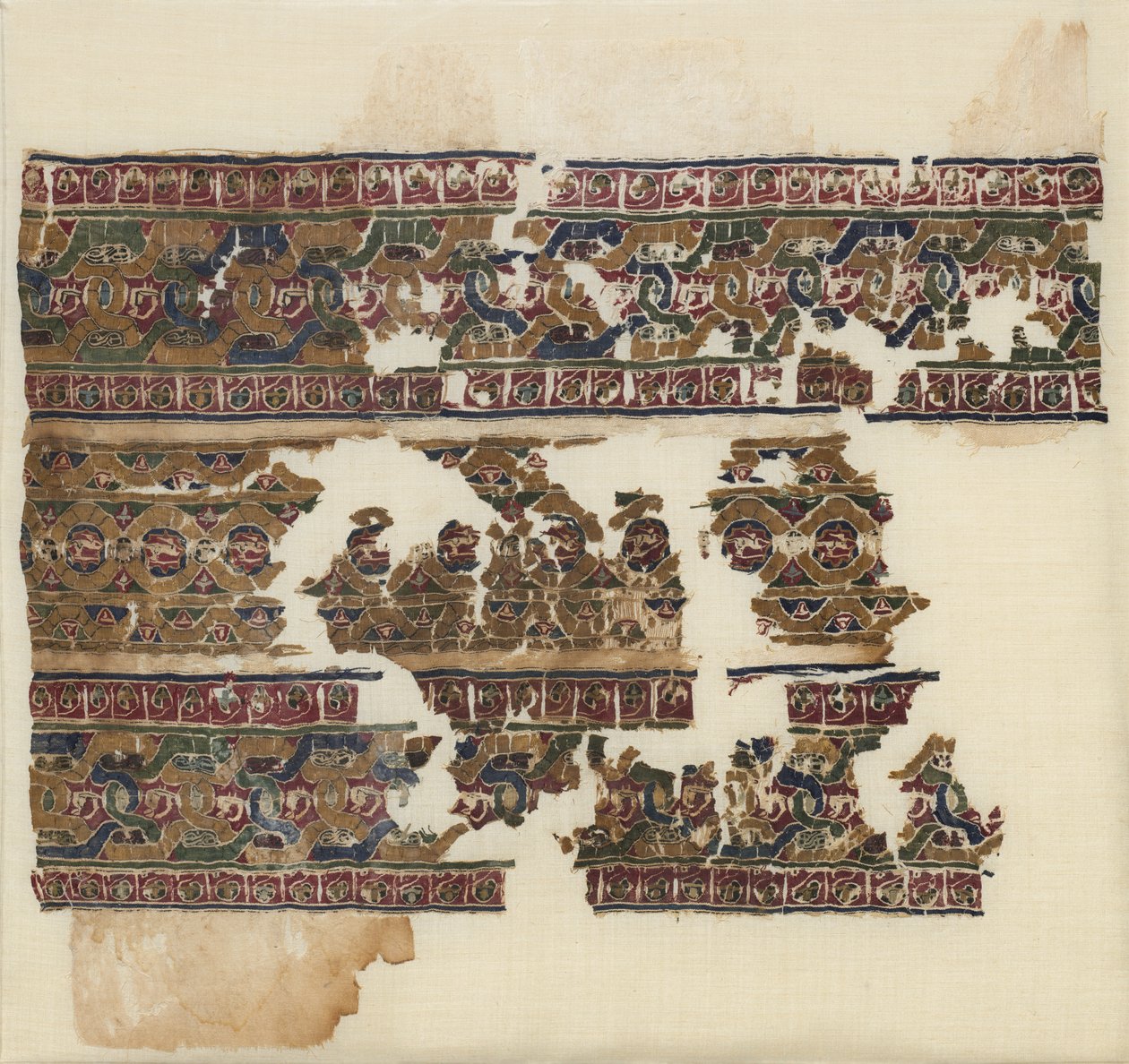Tiraz com bandas de guilhoché, 1075-1125. de Unbekannt