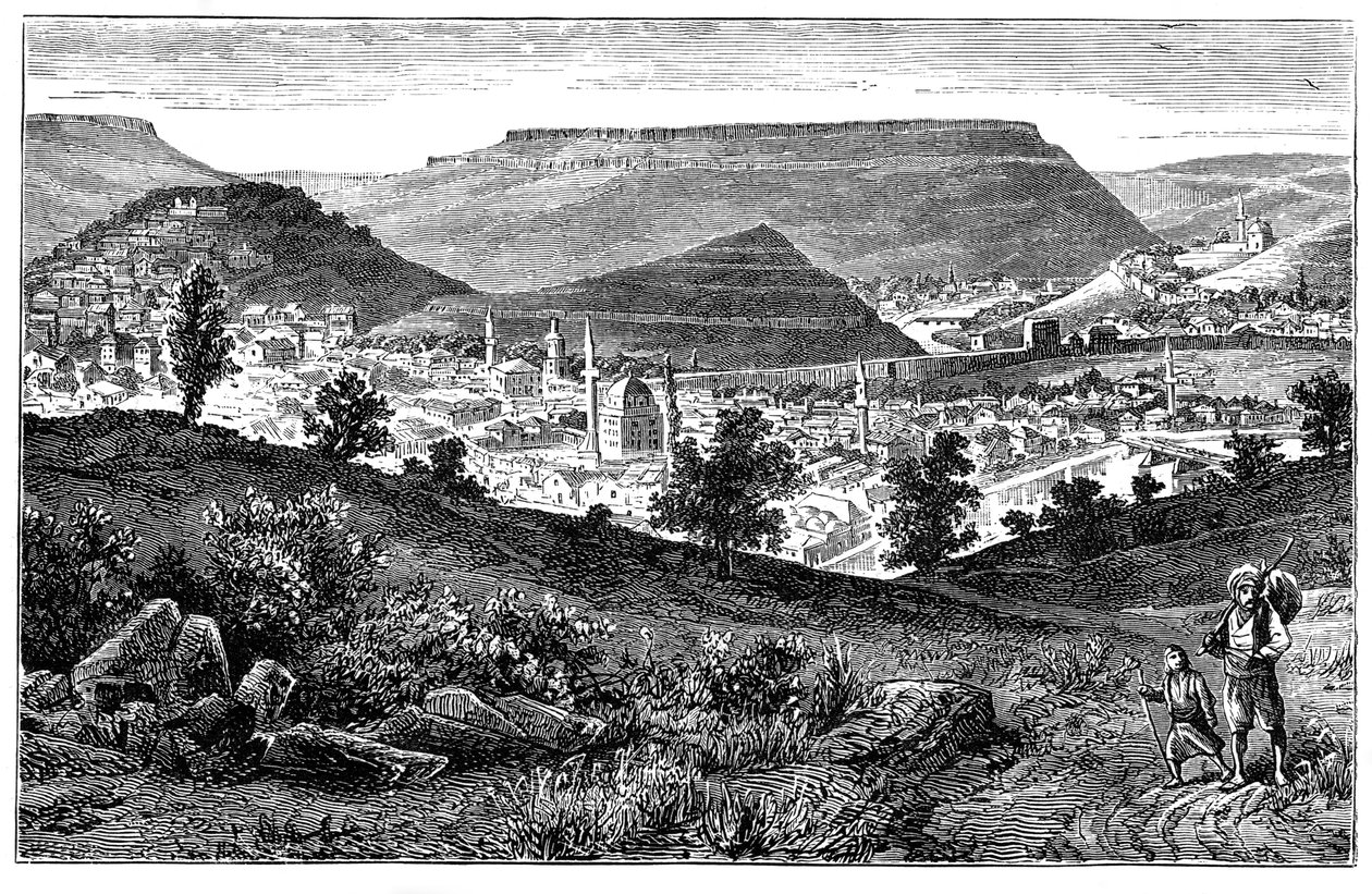 Tirnova, a antiga capital da Bulgária, c1890 de Unbekannt