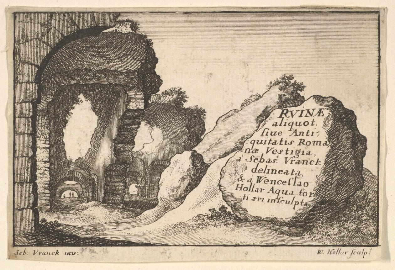 Título: Ruínas romanas, ca. 1650 de Unbekannt