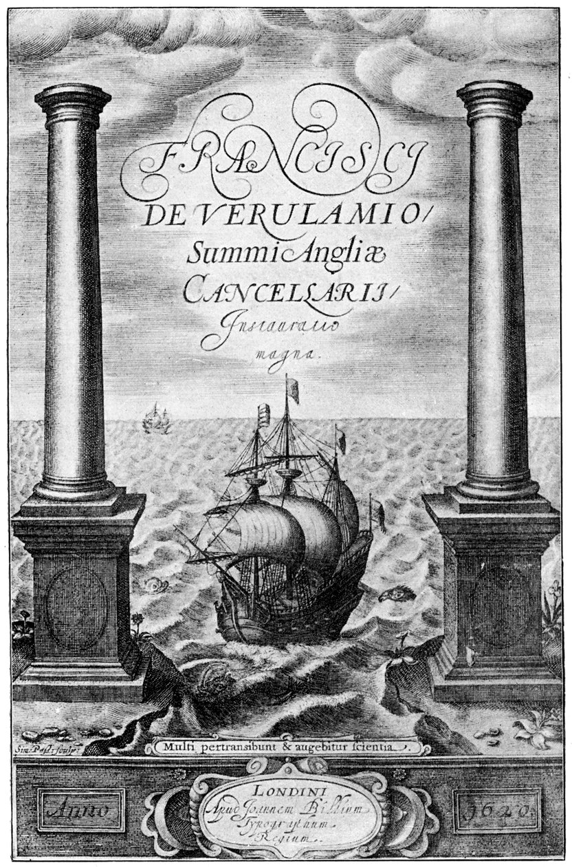 O estabelecimento da Grande página de título de Francis Bacon, 1620 1893 de Unbekannt