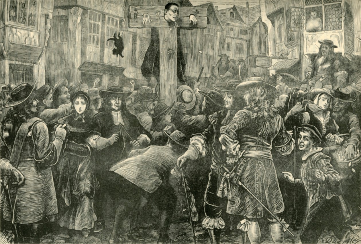 Titus Oates no Pelourinho, 1685, 1890. de Unbekannt