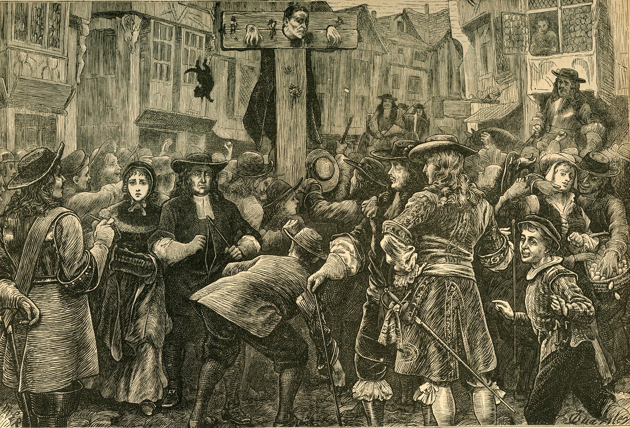 Titus Oates no Pelourinho, 1685, 1897. de Unbekannt